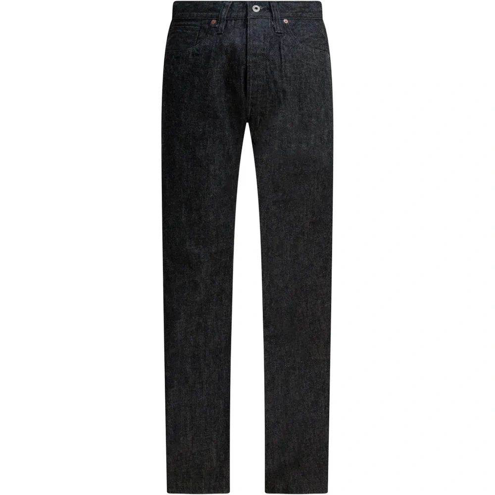 Джинсы из хлопка с заклёпками