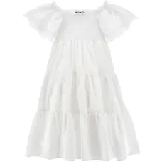 Многоярусное платье с кружевной отделкой Многоярусное платье с кружевной отделкой