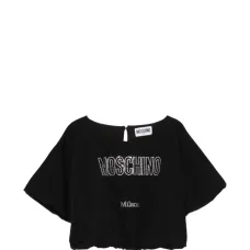 Топ с отделкой в виде логотипа