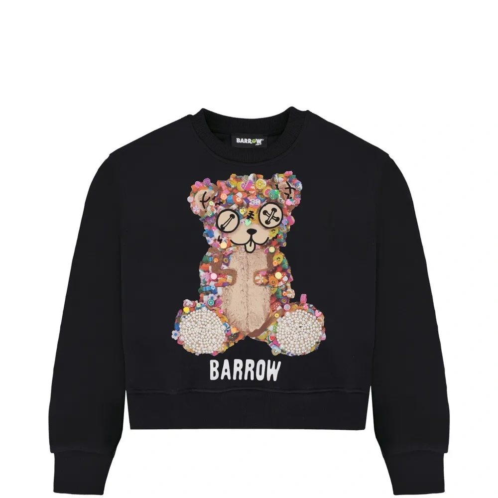 Свободный свитшот с вышивкой