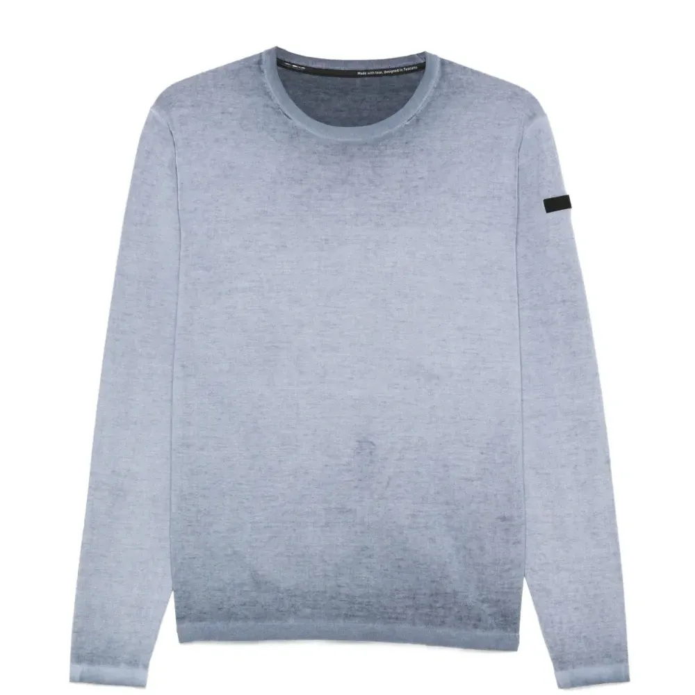 Джемпер с длинными рукавами и круглым вырезом