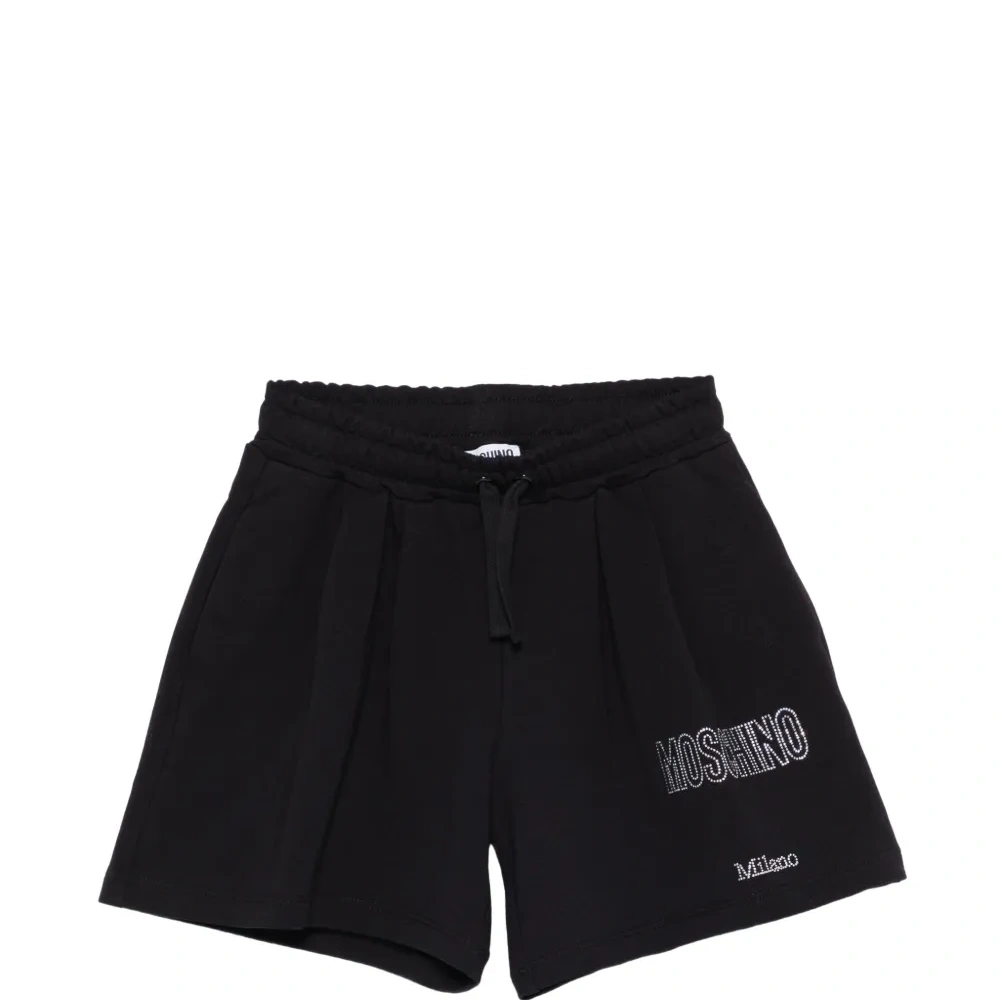 Шорты с логотипом и кулиской