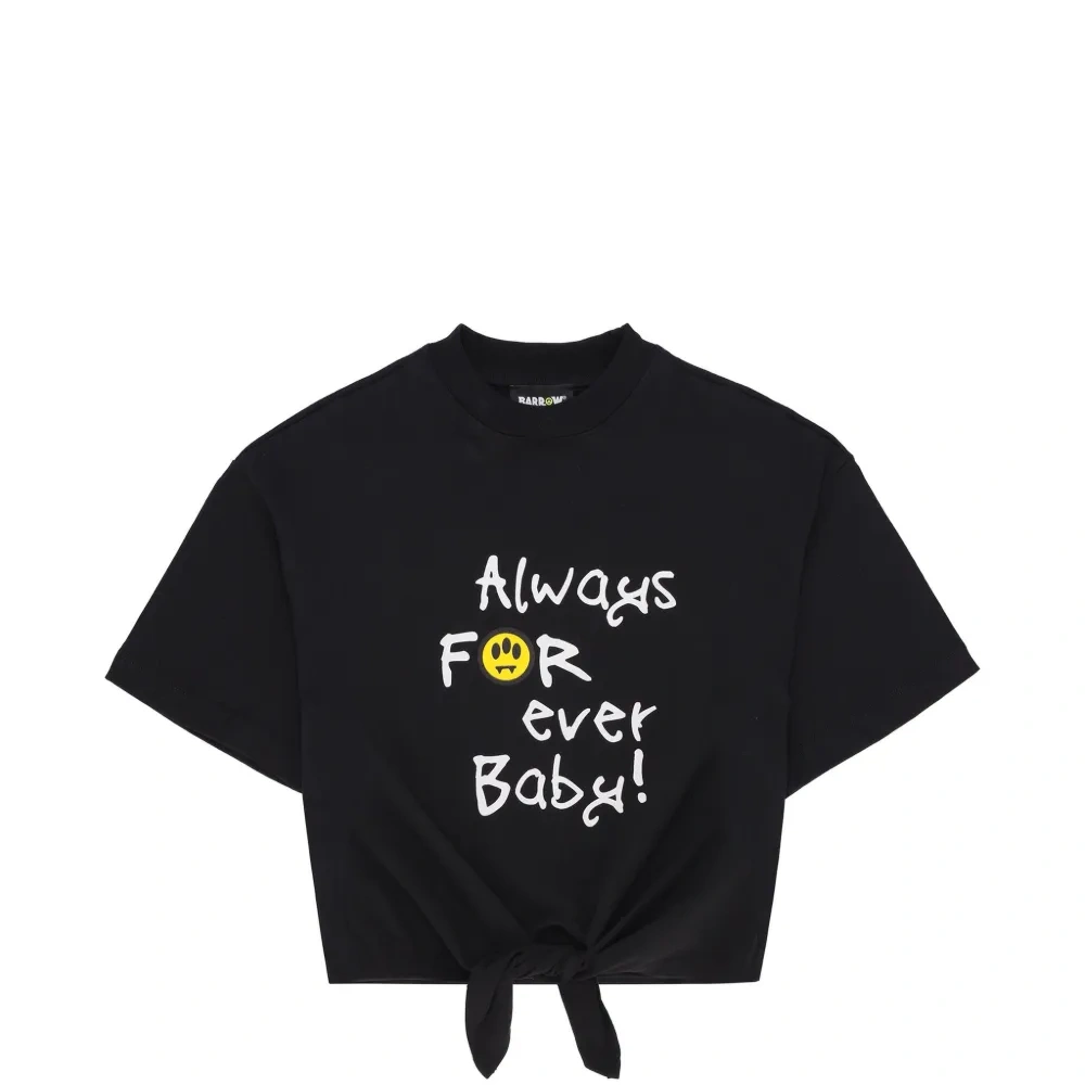 Укороченная футболка из джерси