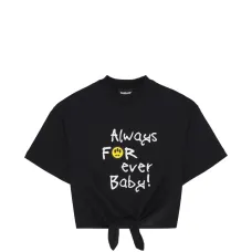 Укороченная футболка из джерси