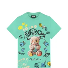 Футболка с принтом и короткими рукавами