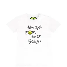 Платье с принтом и короткими рукавами