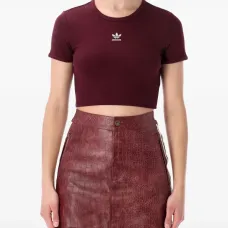 Укороченный топ в рубчик