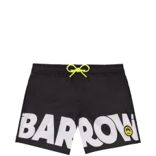 Плавательные шорты с графическим принтом и шнурком