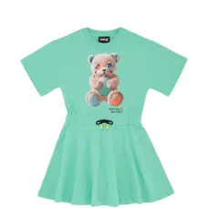 Платье из джерси с графичным принтом