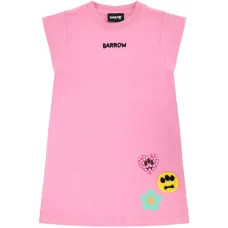 Платье из джерси с аппликацией