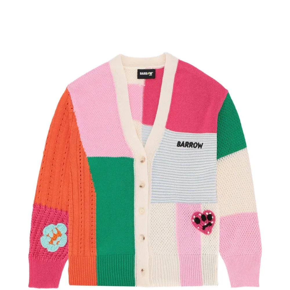 Кардиган в технике пэчворк