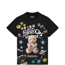 Футболка с принтом и круглым вырезом