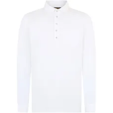 Поло Pierre с длинными рукавами и застежкой на пуговицы