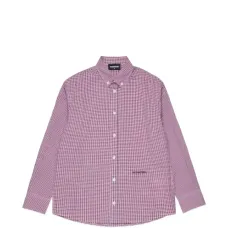 Клетчатая рубашка на пуговицах