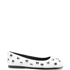 Балетки из кожи с заклёпками Matilda