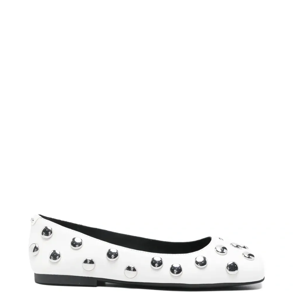 Балетки из кожи с заклёпками Matilda