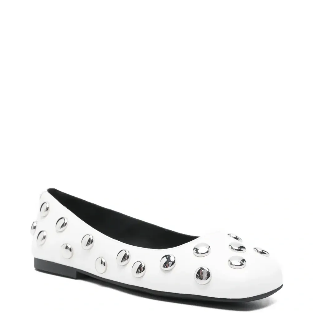 Балетки из кожи с заклёпками Matilda