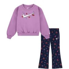 Комплект из брюк с вишневыми сердечками (набор из двух предметов)