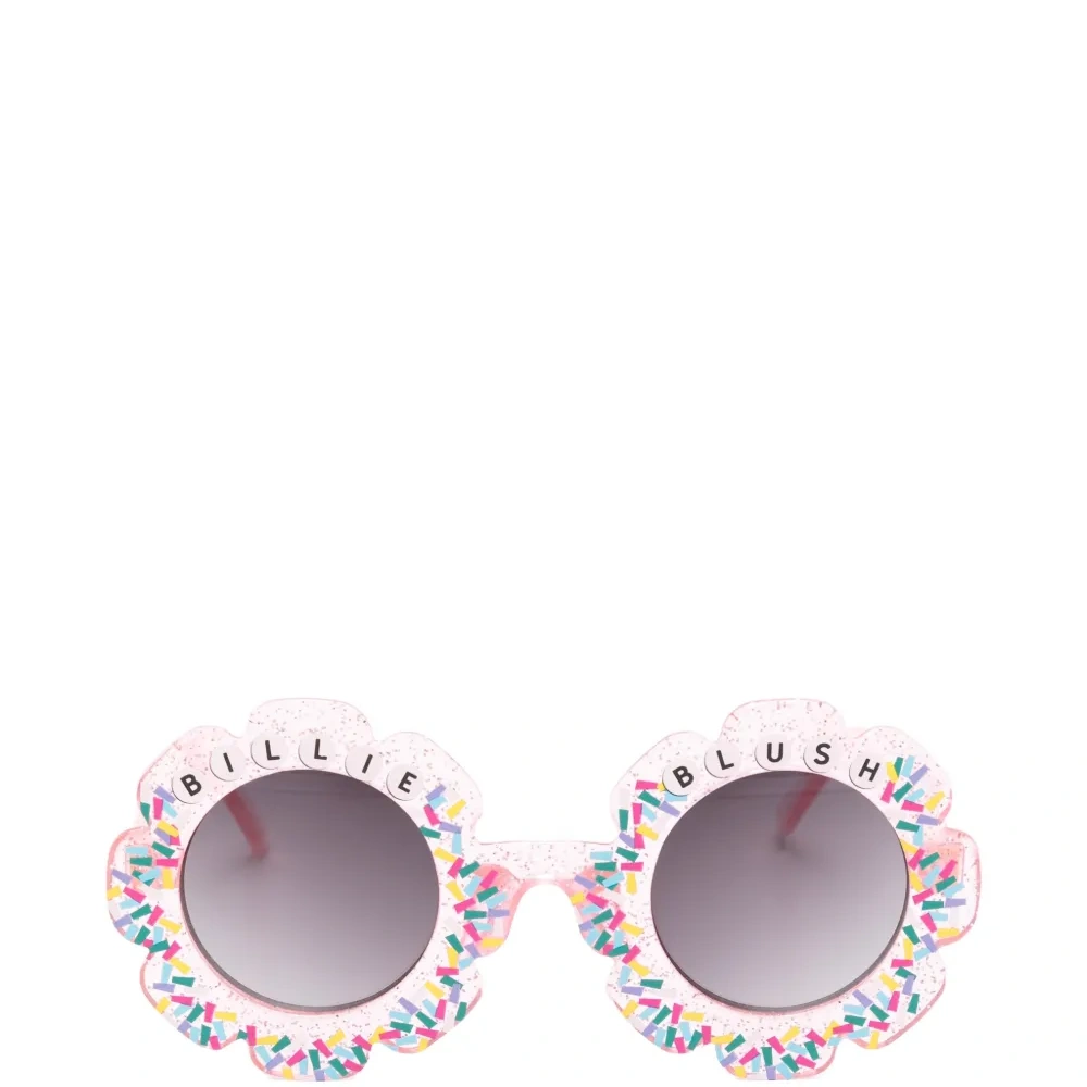 Солнцезащитные очки с цветочной оправой