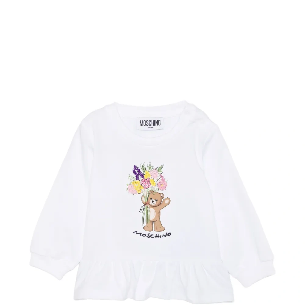 Топ с оборками и мишкой