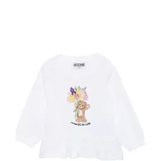 Топ с оборками и мишкой