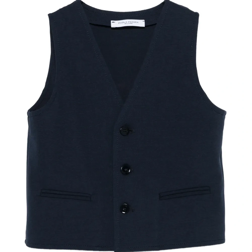 Жилет на пуговицах