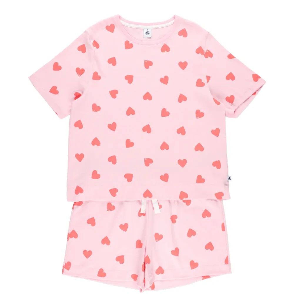 Пижама с сердечками (набор из двух)