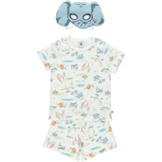 Пижама с анималистичным принтом и маской (набор из трёх предметов) Пижама с анималистичным принтом и маской (набор из трёх предметов)