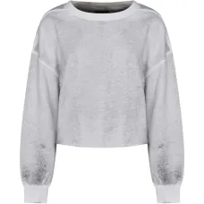 Укороченный свитшот с длинными рукавами