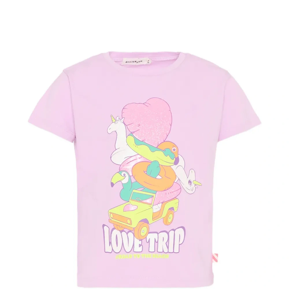 Футболка с короткими рукавами и принтом