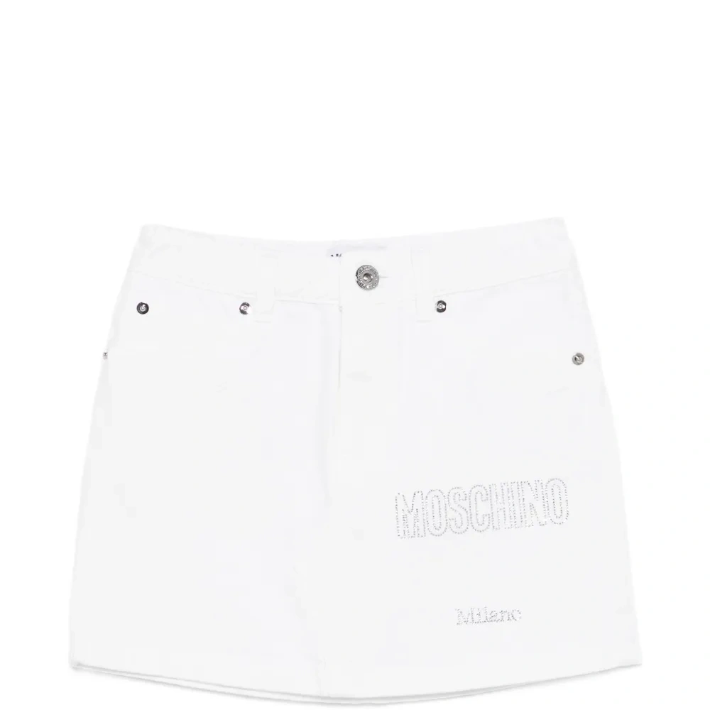 Юбка с украшением в виде логотипа