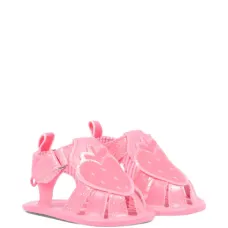 Сандалии с аппликацией в виде клубники