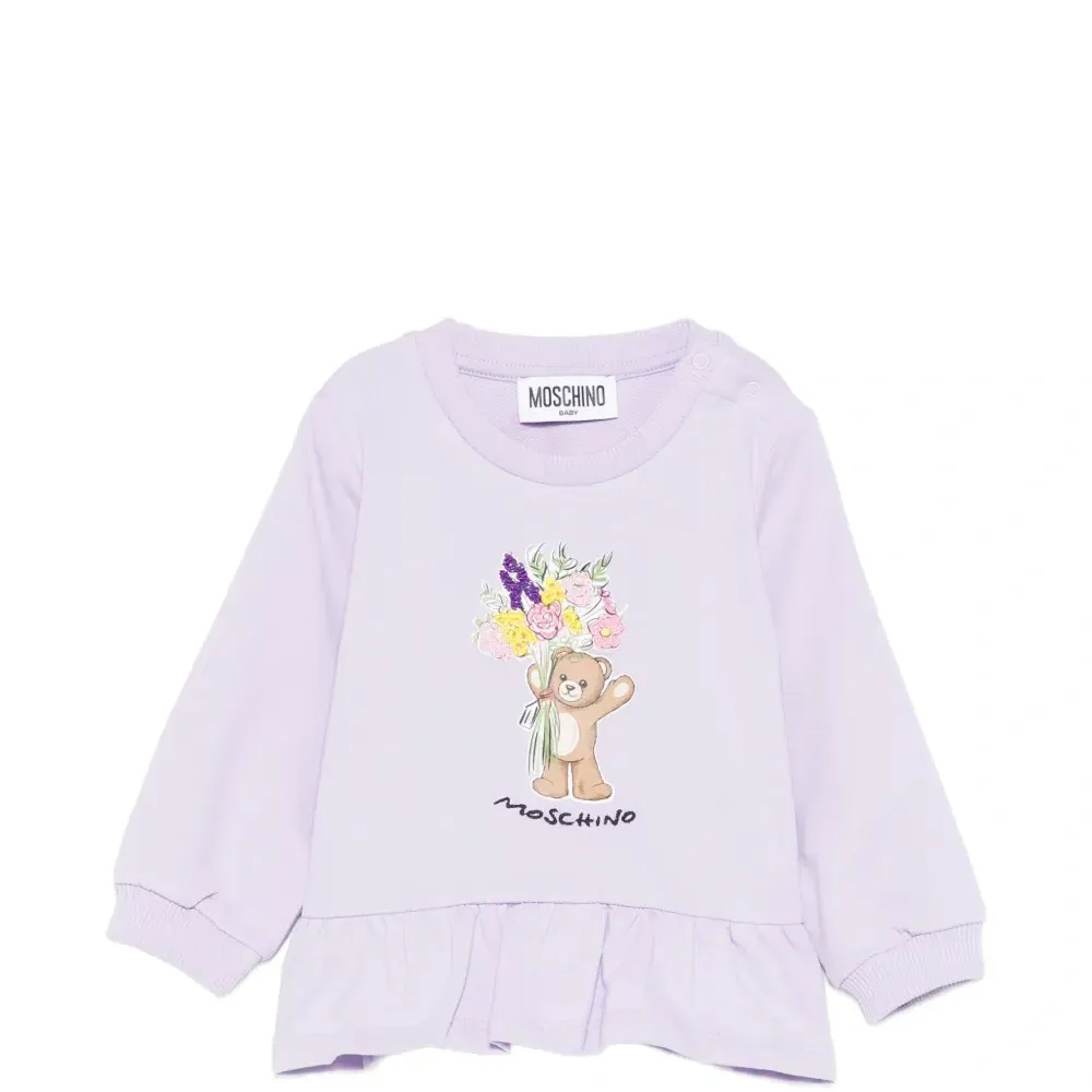 Футболка для девочки с цветочным принтом