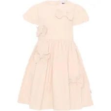 Платье с короткими рукавами и бантом Платье с короткими рукавами и бантом