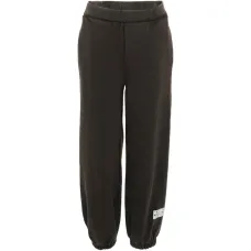 Трикотажные брюки с эластичным поясом и логотипом