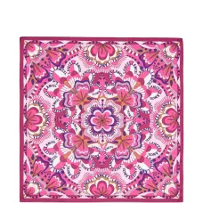 Шелковый платок с принтом