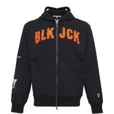 Толстовка с молнией и логотипом