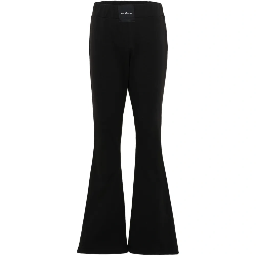 Брюки с нашивкой-логотипом