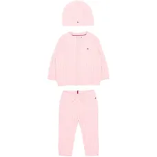 Комплект из брюк на пуговицах с вышитым логотипом