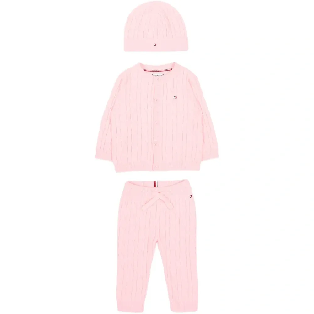 Комплект из брюк на пуговицах с вышитым логотипом Комплект из брюк на пуговицах с вышитым логотипом