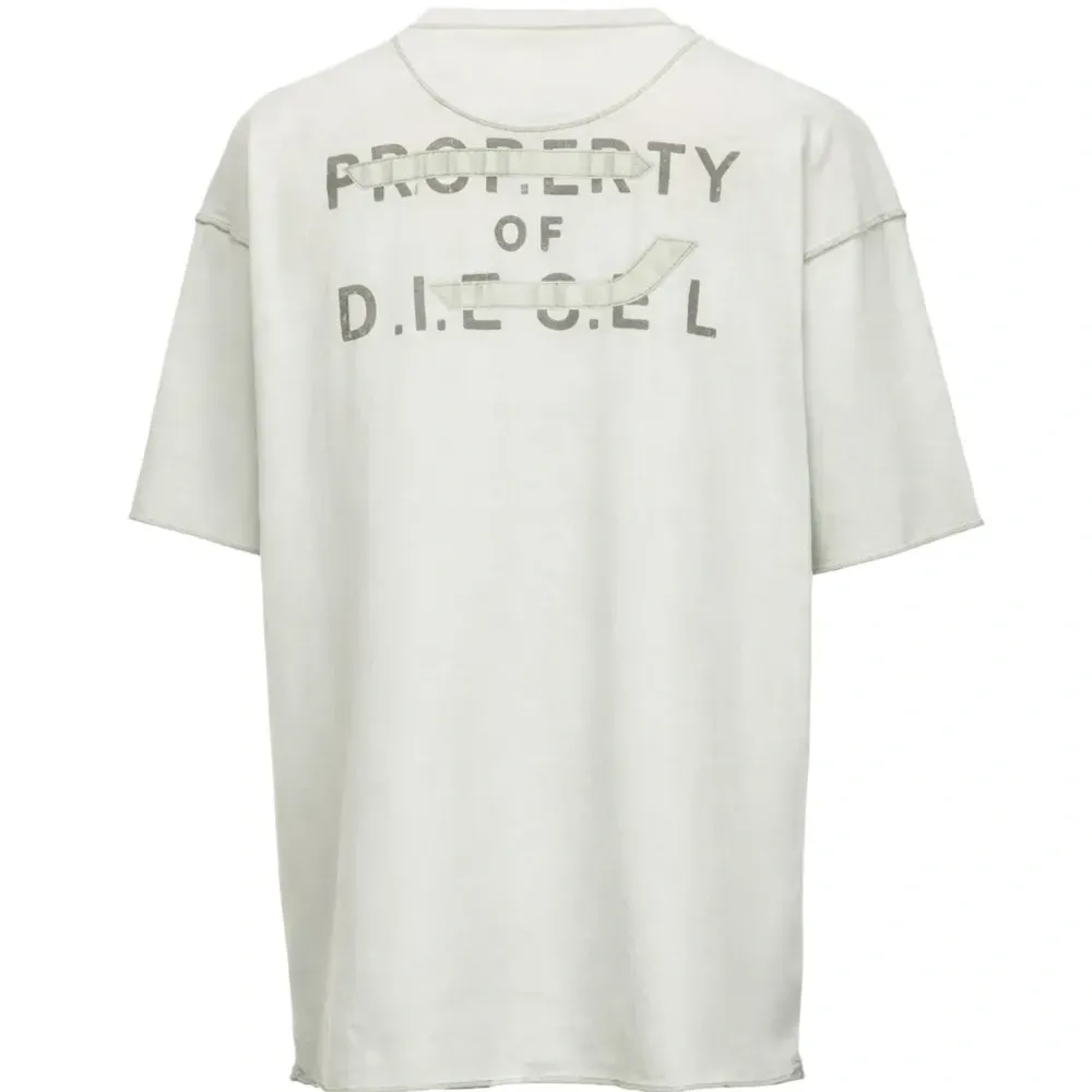 Футболка с необработанными краями T-look