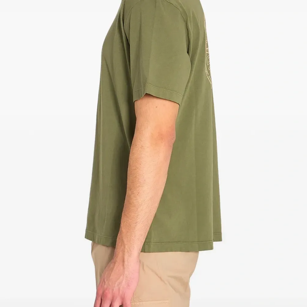 Футболка из хлопкового джерси в рубчик с принтом