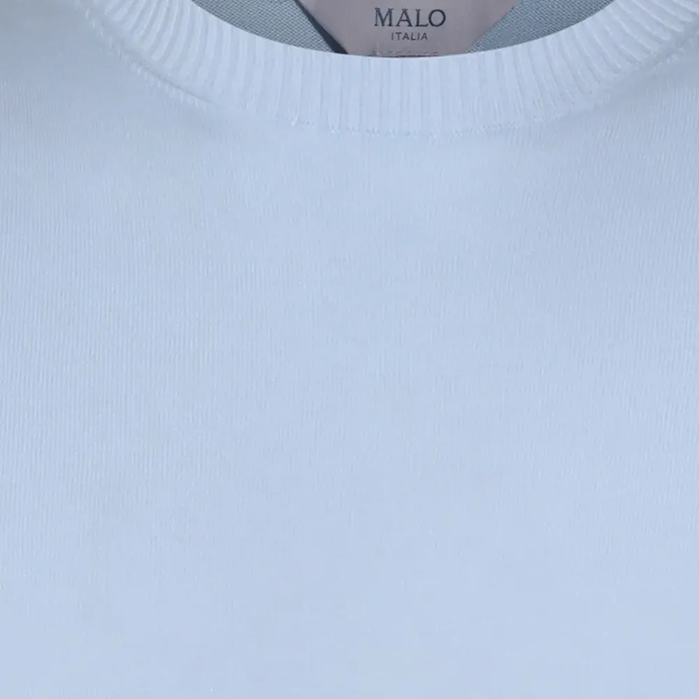 Трикотажная футболка в рубчик