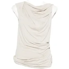 Драпированный топ без рукавов Драпированный топ без рукавов