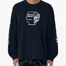 Футболка с длинными рукавами и логотипом Футболка с длинными рукавами и логотипом