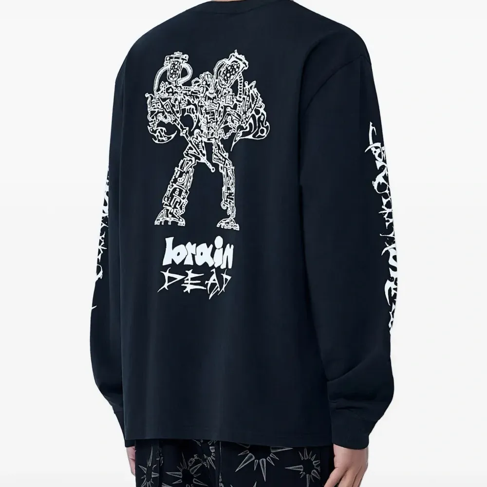 Футболка с длинными рукавами и логотипом