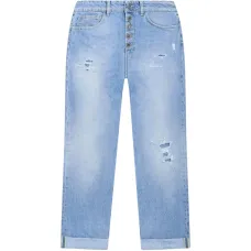 Джинсы с петлями для ремня и на пуговицах Джинсы с петлями для ремня и на пуговицах