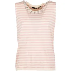 Украшенная полосатая майка