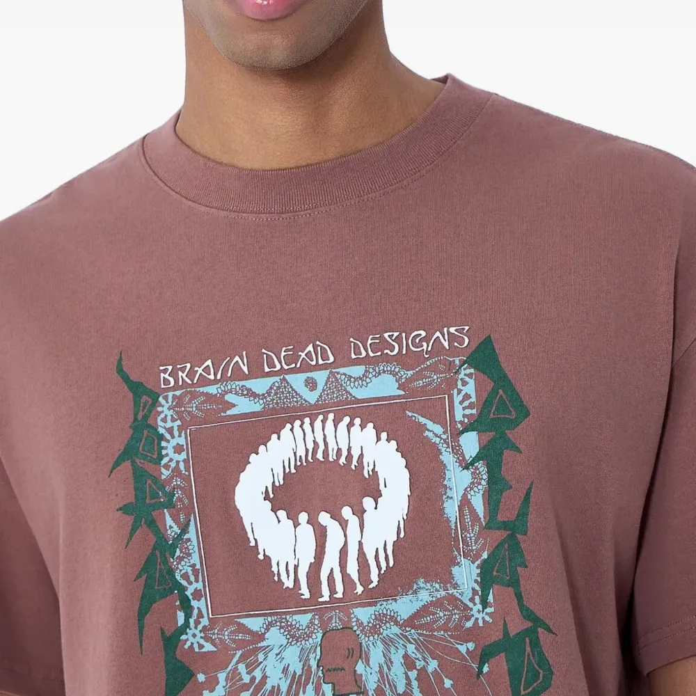 Футболка с круглым вырезом и графическим принтом