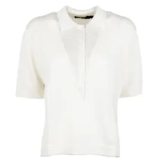 Поло с короткими рукавами на пуговицах